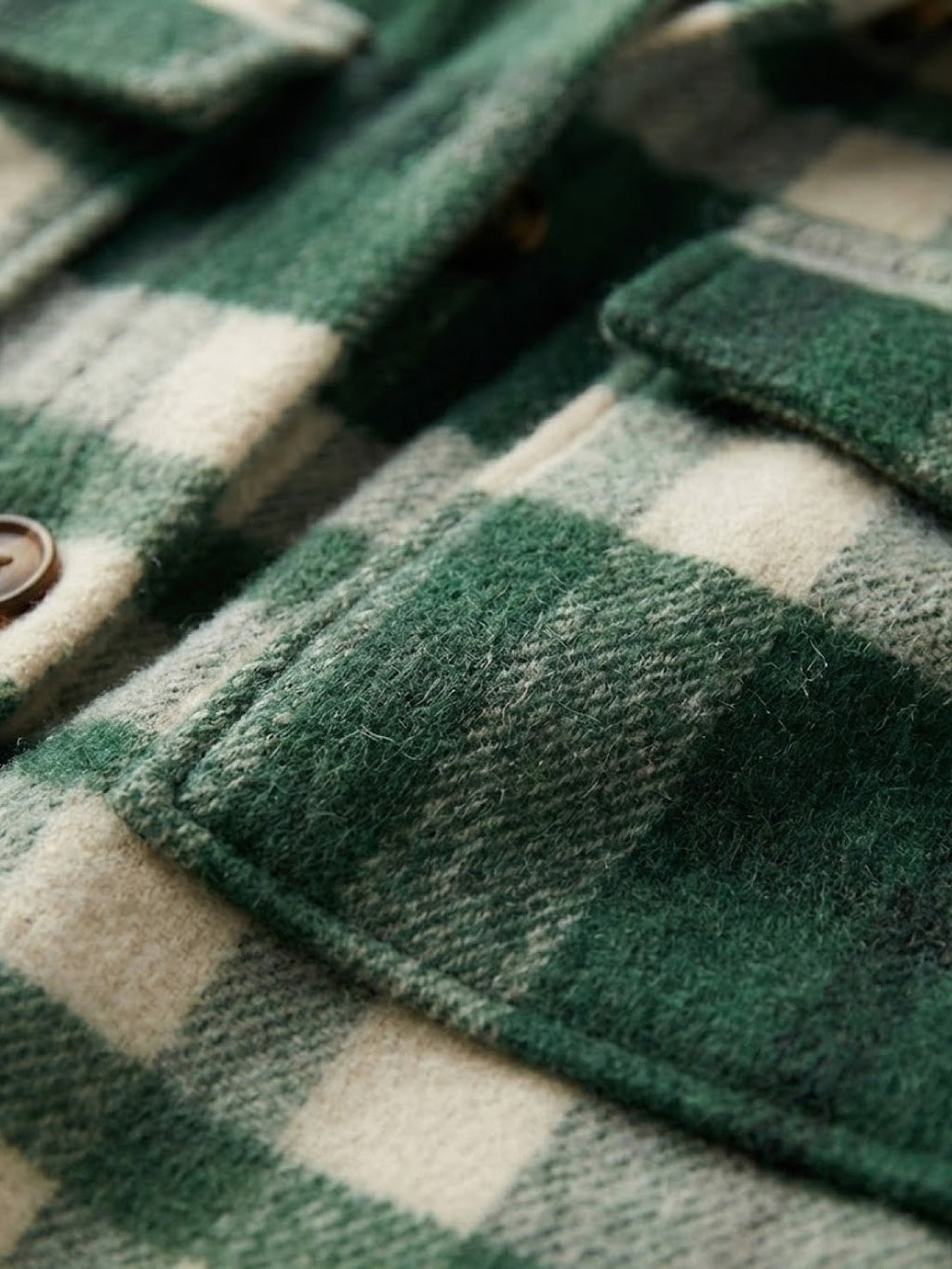 Wygodna Koszula Flanelowa Klasyczna z Guzikami