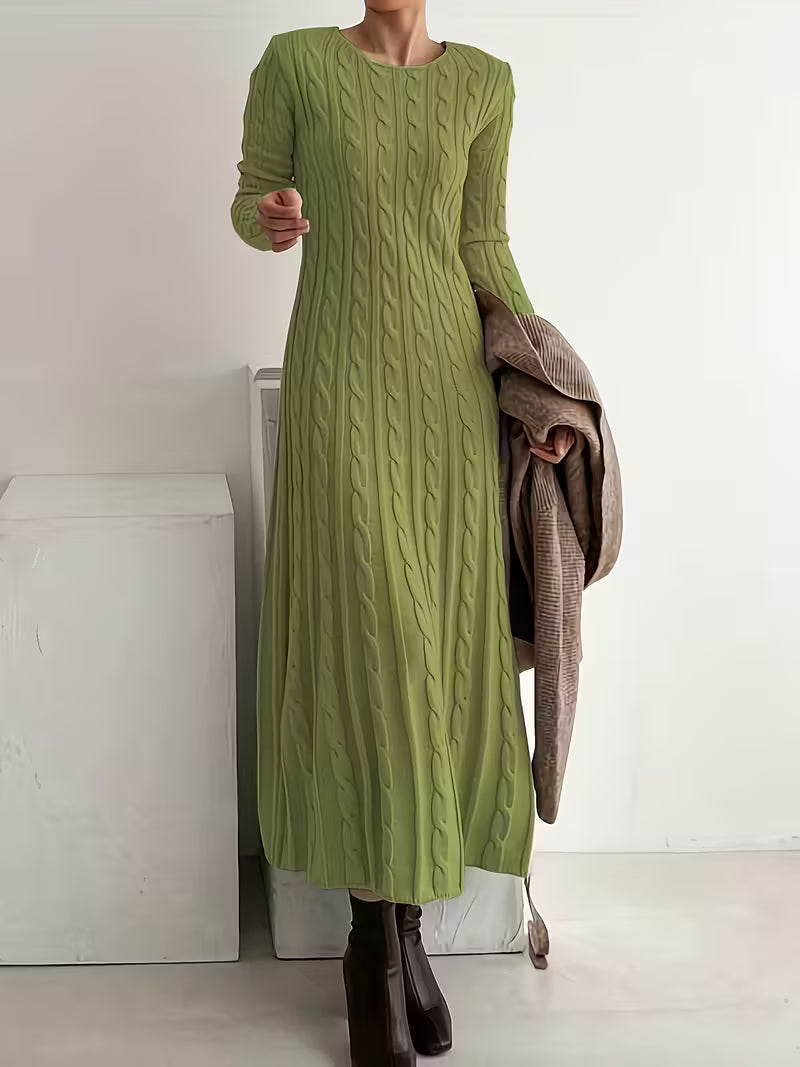 Jemima - Elegante Vestido Largo de Punto