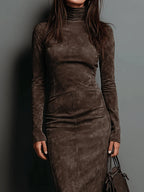 Giada Vestido Midi de Ante