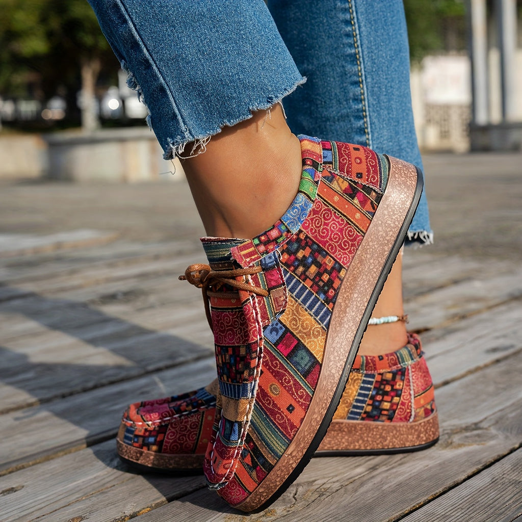 Greta Sneakers z wzorem