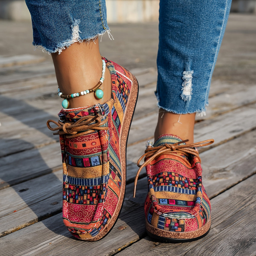 Greta Sneakers z wzorem