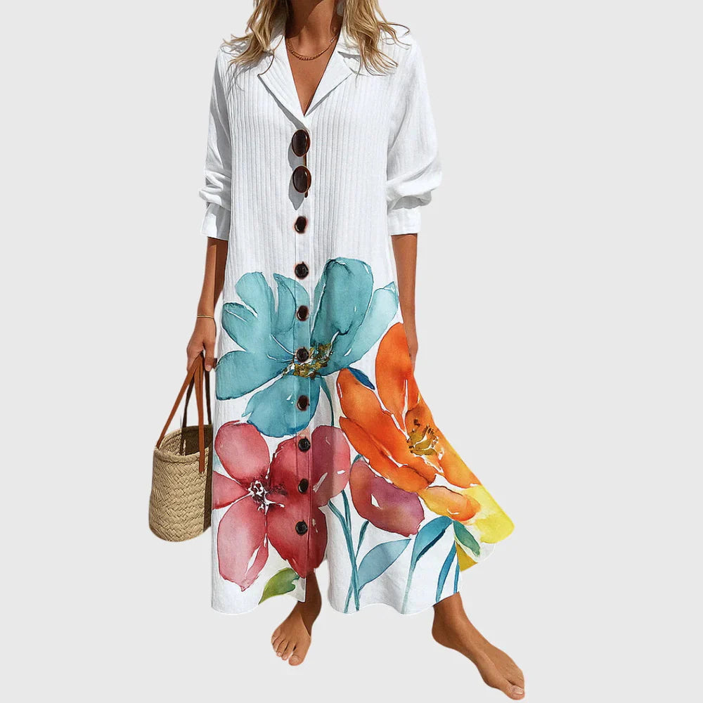 Scarlett | Elegancka Boho Sukienka Maxi