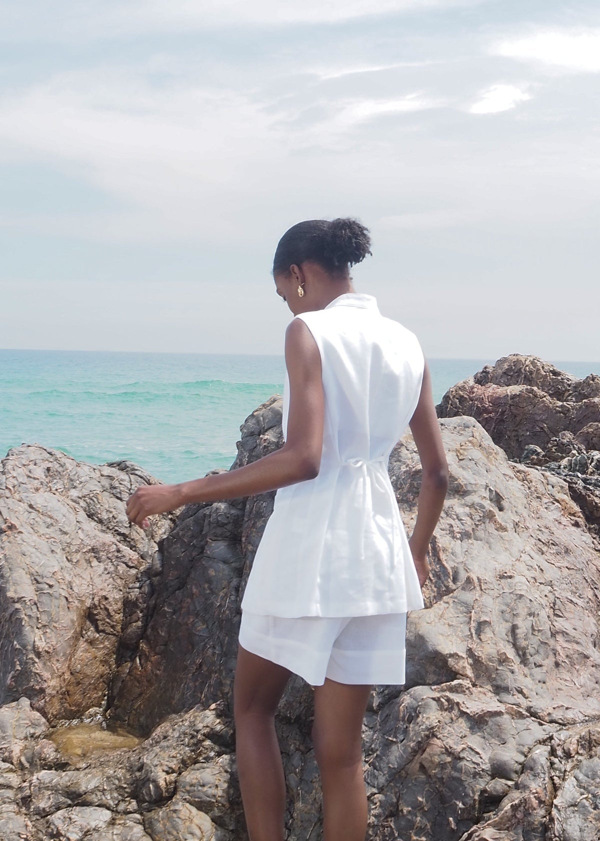 Fuku Vest White