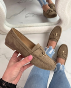 Khaki mokasyny Gaby