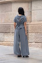 Top Gakito Gris 'Cupro Touch'