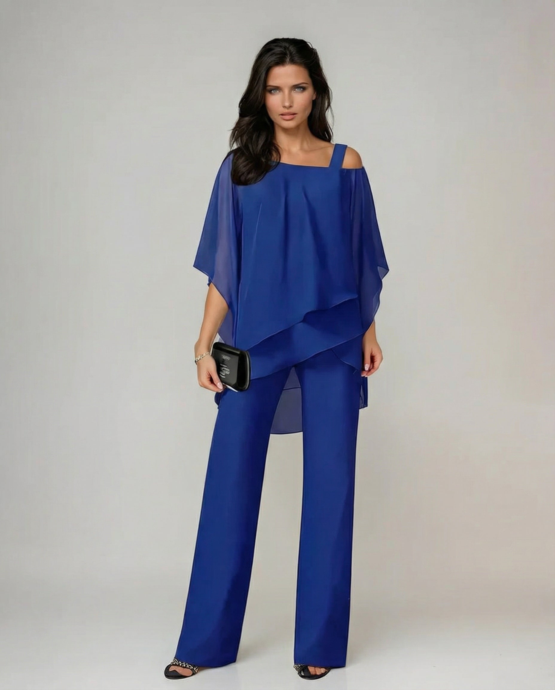 Silvia | Conjunto Fluido de Algodón Mezclado