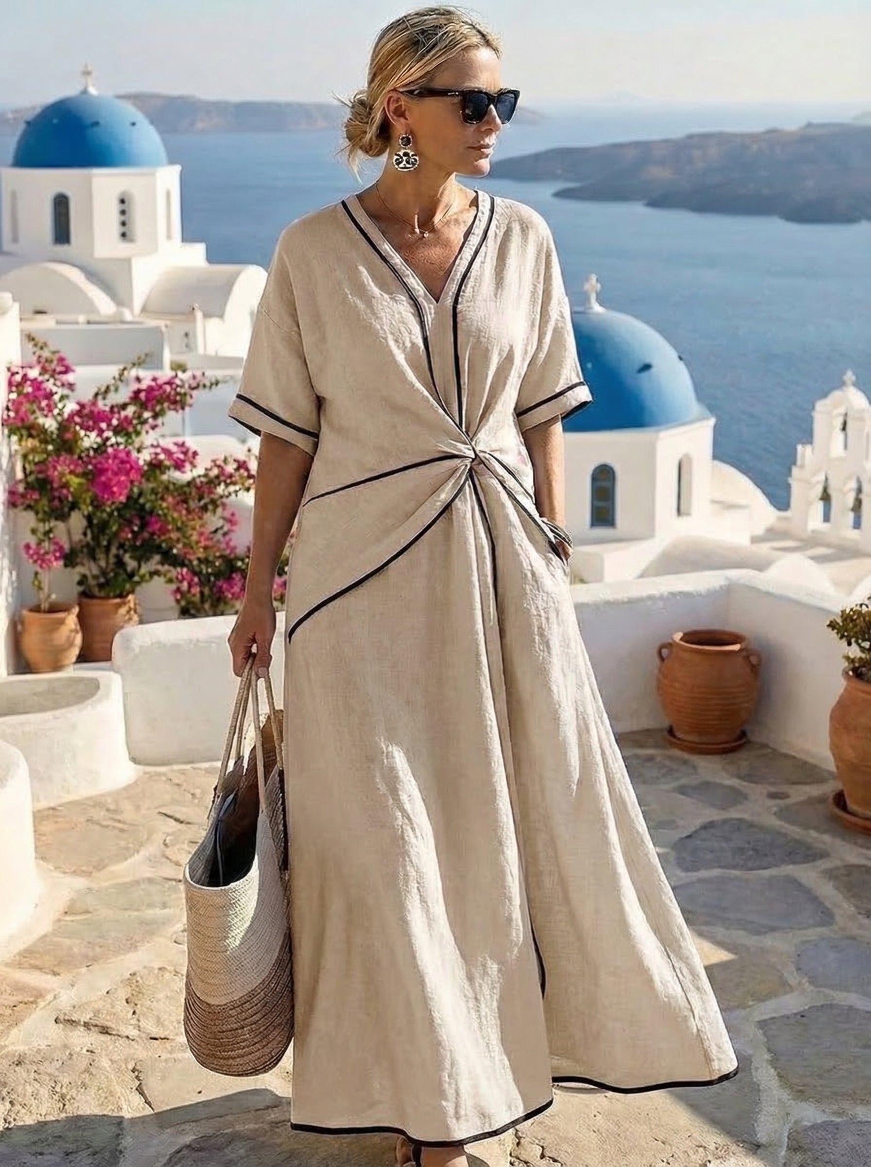 Santorini™ Sukienka Letnia