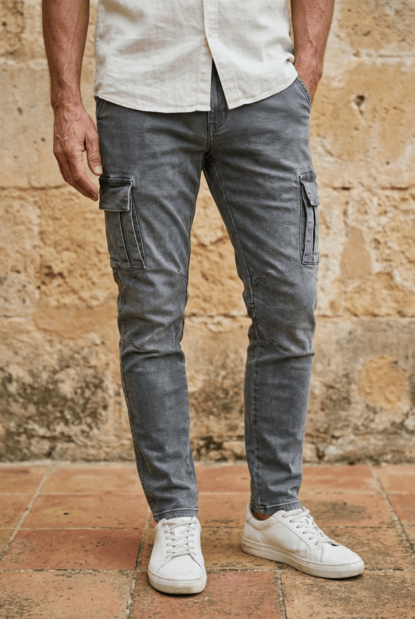 Jean Cargo Denim André Ferran