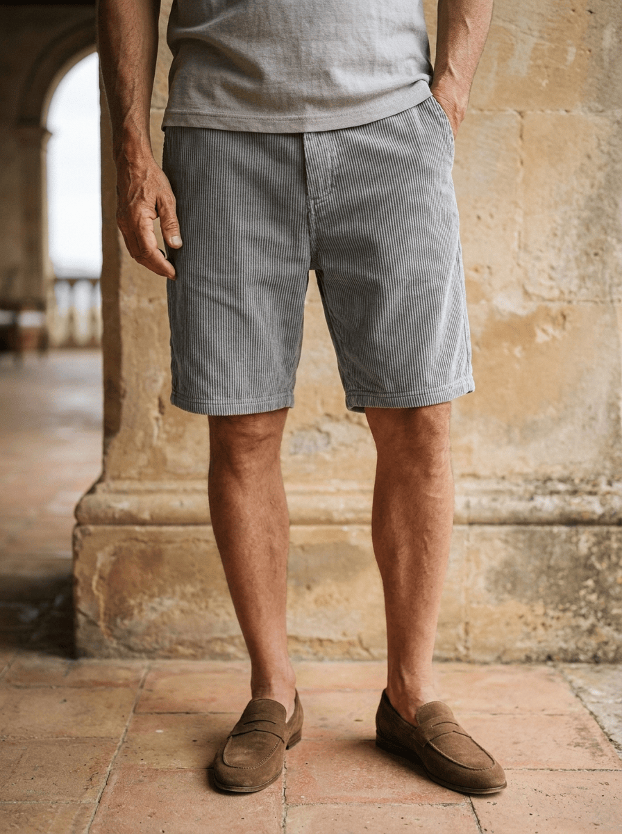 Pantalones Cortos de Pana André Ferran Riviera
