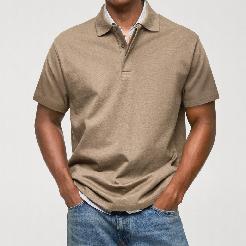 Camisa Polo de Manga Corta André Ferran Alvin
