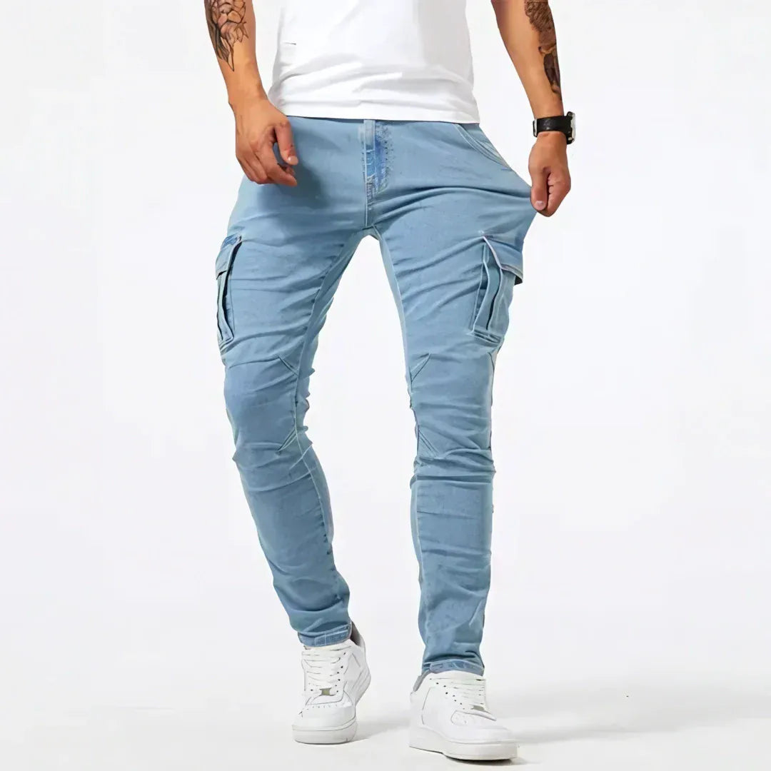 Jean Cargo Denim André Ferran