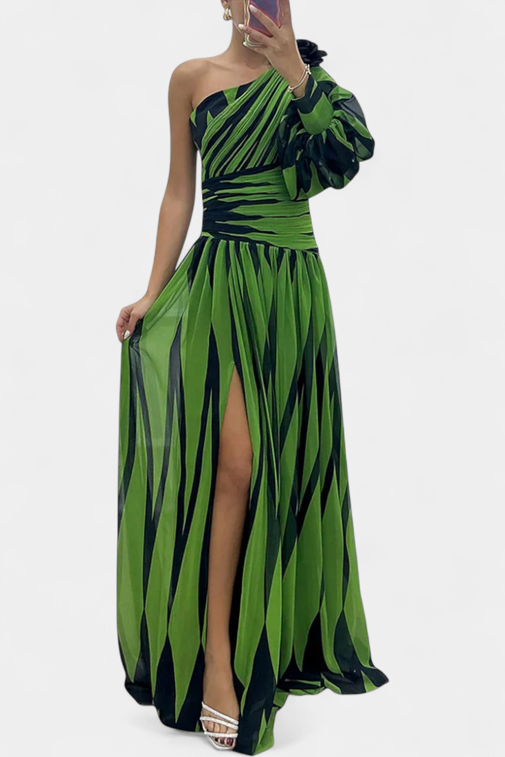 Aubryzah | Wyrafinowana Sukienka Maxi