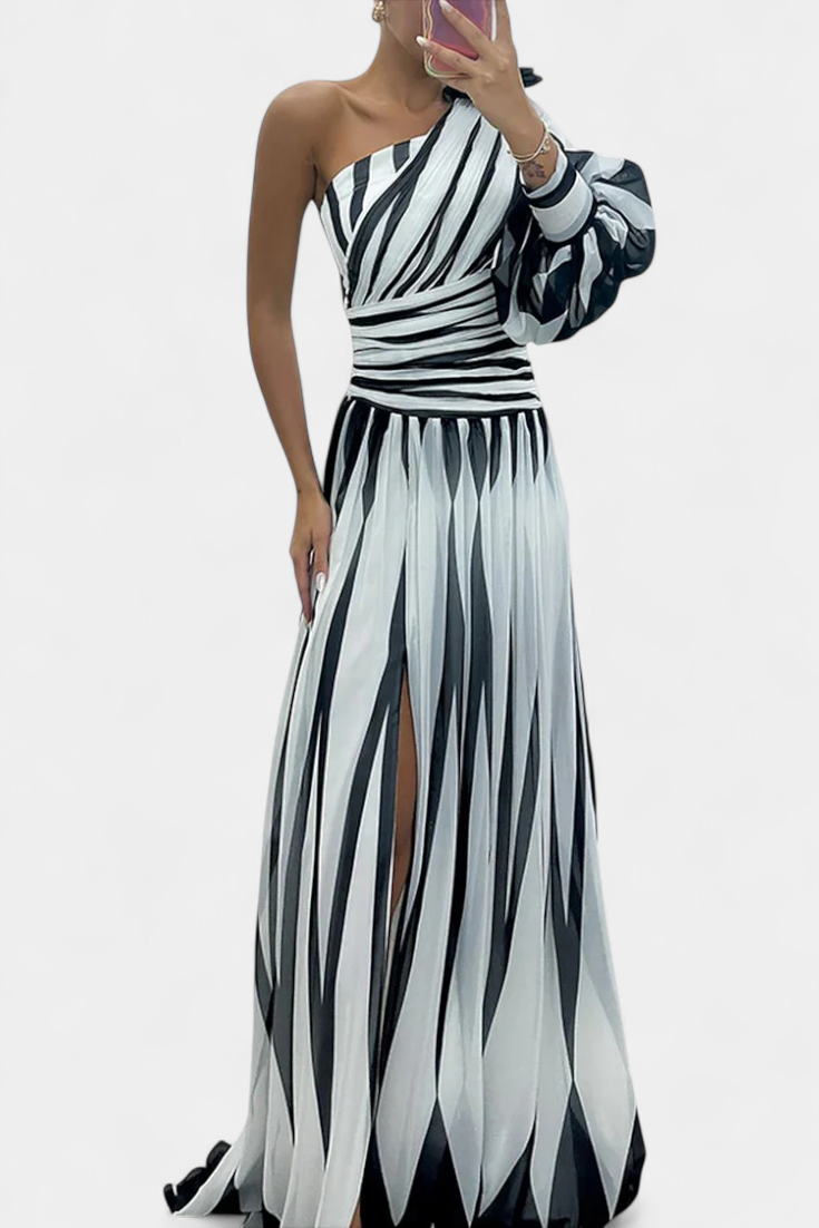 Aubryzah | Wyrafinowana Sukienka Maxi
