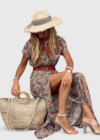 Lorraine | Stylowa Sukienka Boho Maxi