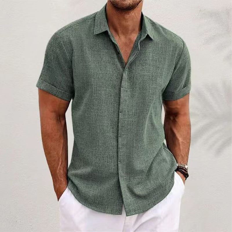 Camisa de lino André Ferran