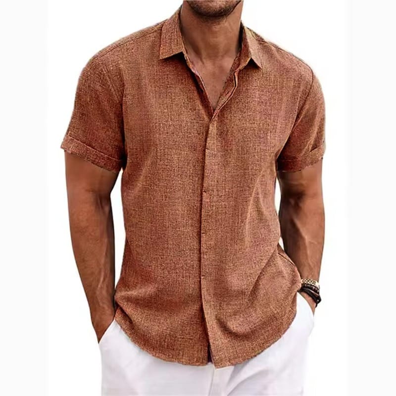 Camisa de lino André Ferran