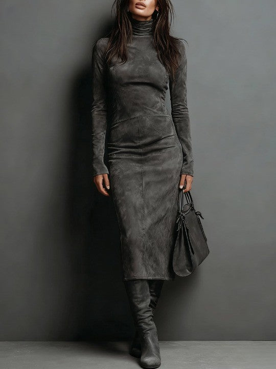 Giada Vestido Midi de Ante