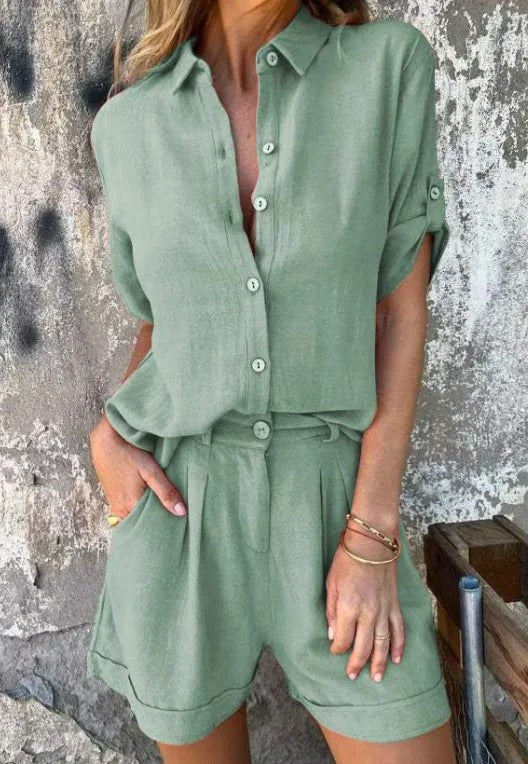 Conjunto SORELLA | Conjunto de Lino Fresco y Ligero