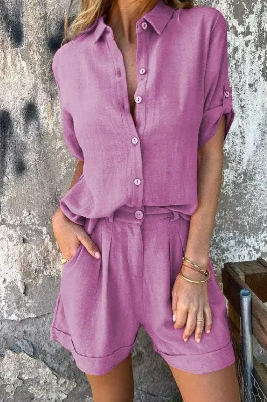 Conjunto SORELLA | Conjunto de Lino Fresco y Ligero