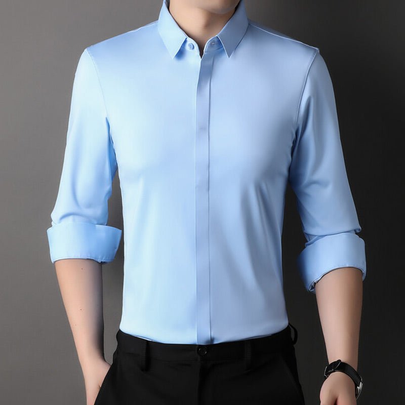 Mitchel | Camisa de stretch sin arrugas para hombres