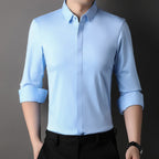 Mitchel | Camisa de stretch sin arrugas para hombres