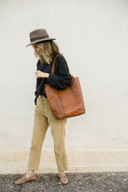 Anna torba shopper brąz krokodyl