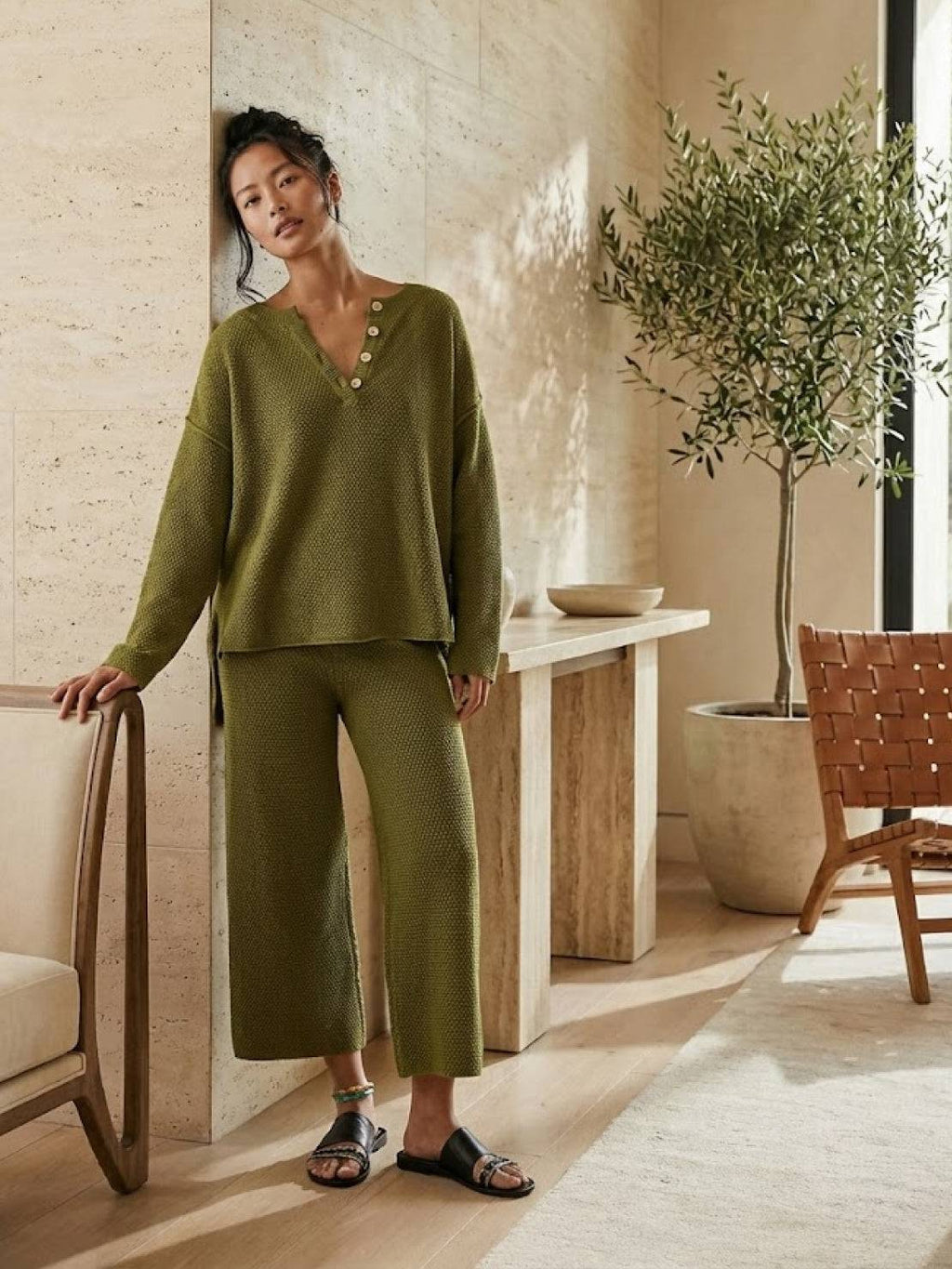 Multi-Weather Comfort: Dwu-elementowy zestaw w oversize