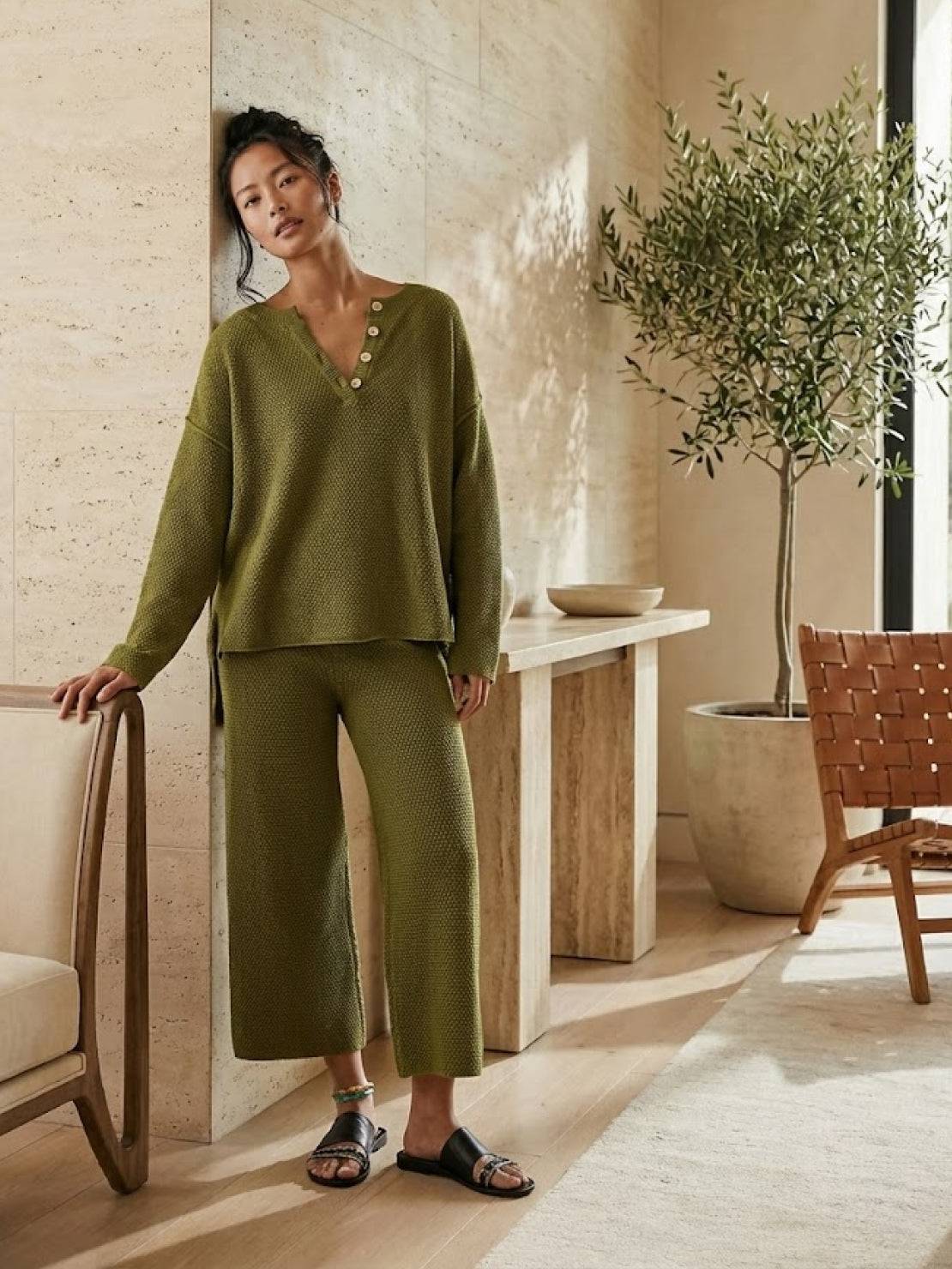 Multi-Weather Comfort: Dwu-elementowy zestaw w oversize