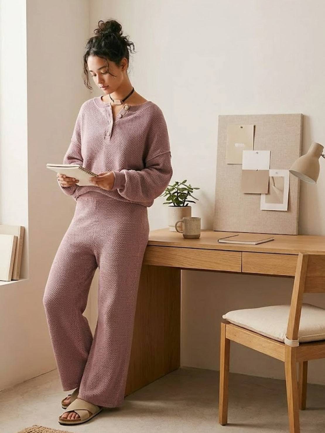 Multi-Weather Comfort: Dwu-elementowy zestaw w oversize