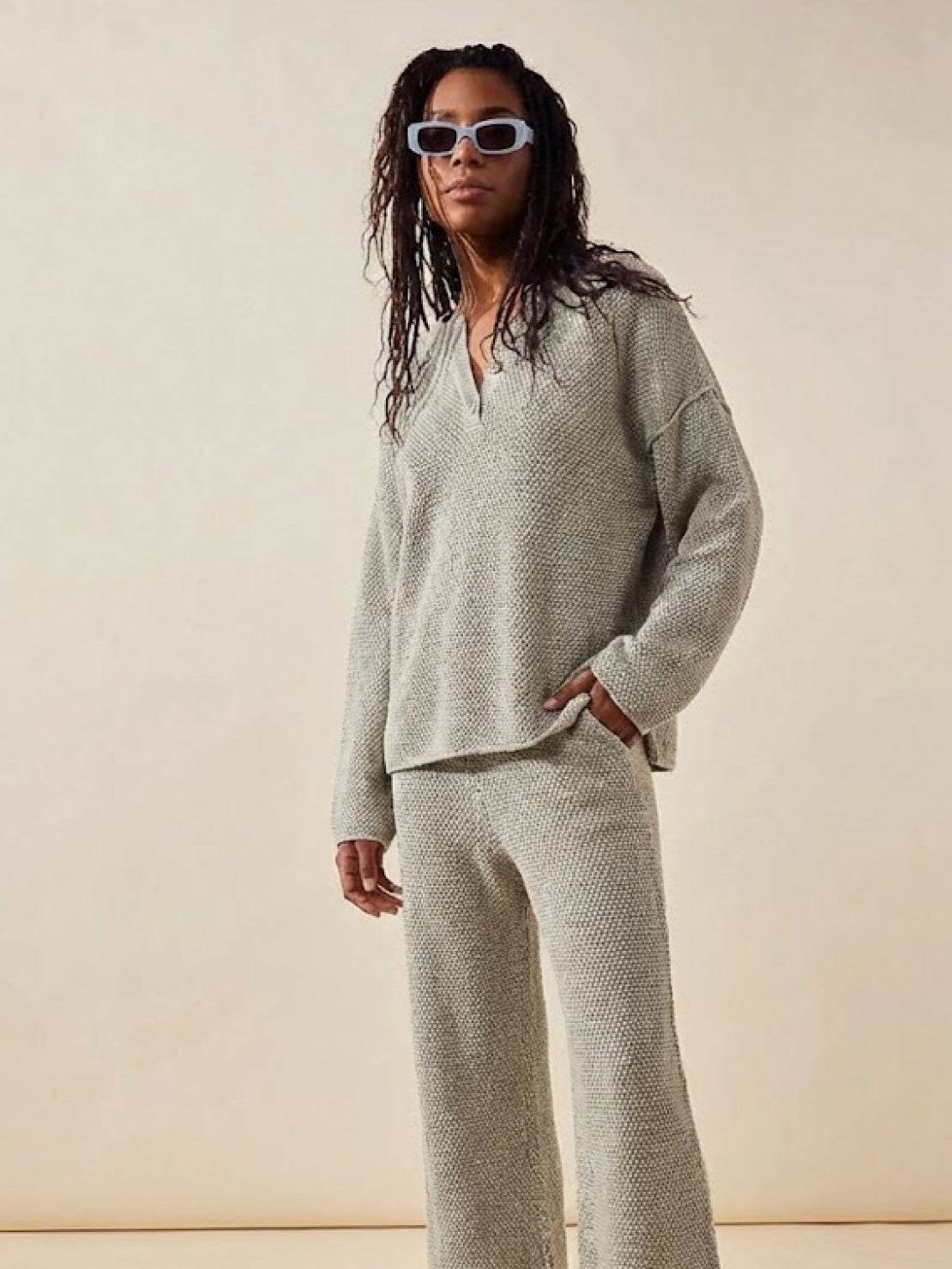Multi-Weather Comfort: Dwu-elementowy zestaw w oversize