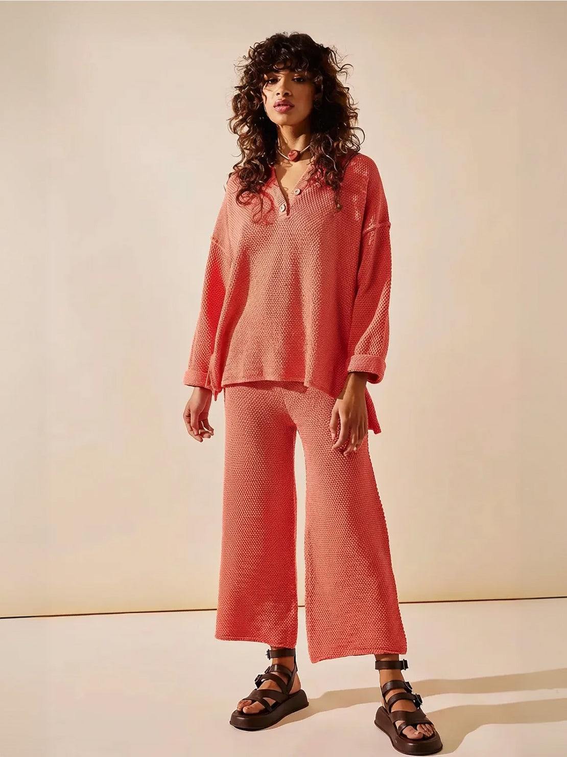 Multi-Weather Comfort: Dwu-elementowy zestaw w oversize