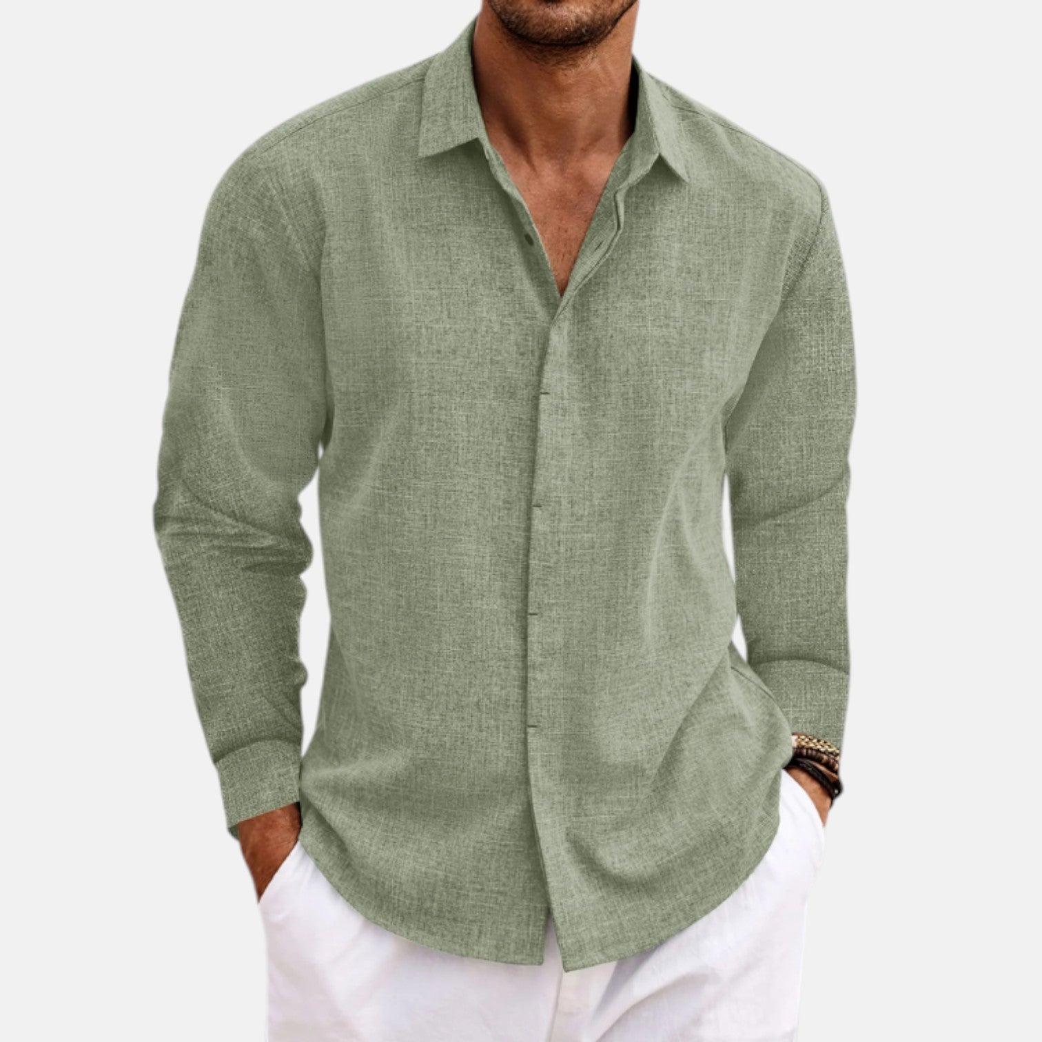Nicolas | Camisa de Lino Casual