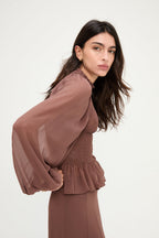BLUSA CALM CHOCOLATE