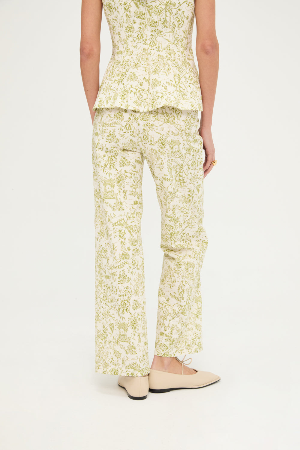 PANTALÓN GUIÑOTE BABY GREEN