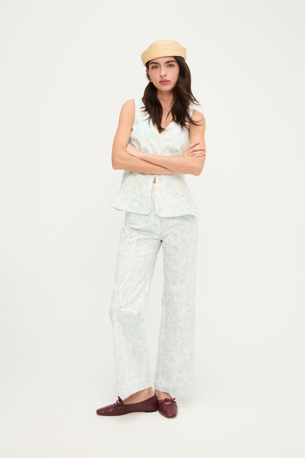 PANTALÓN GUIÑOTE AZUL BABY