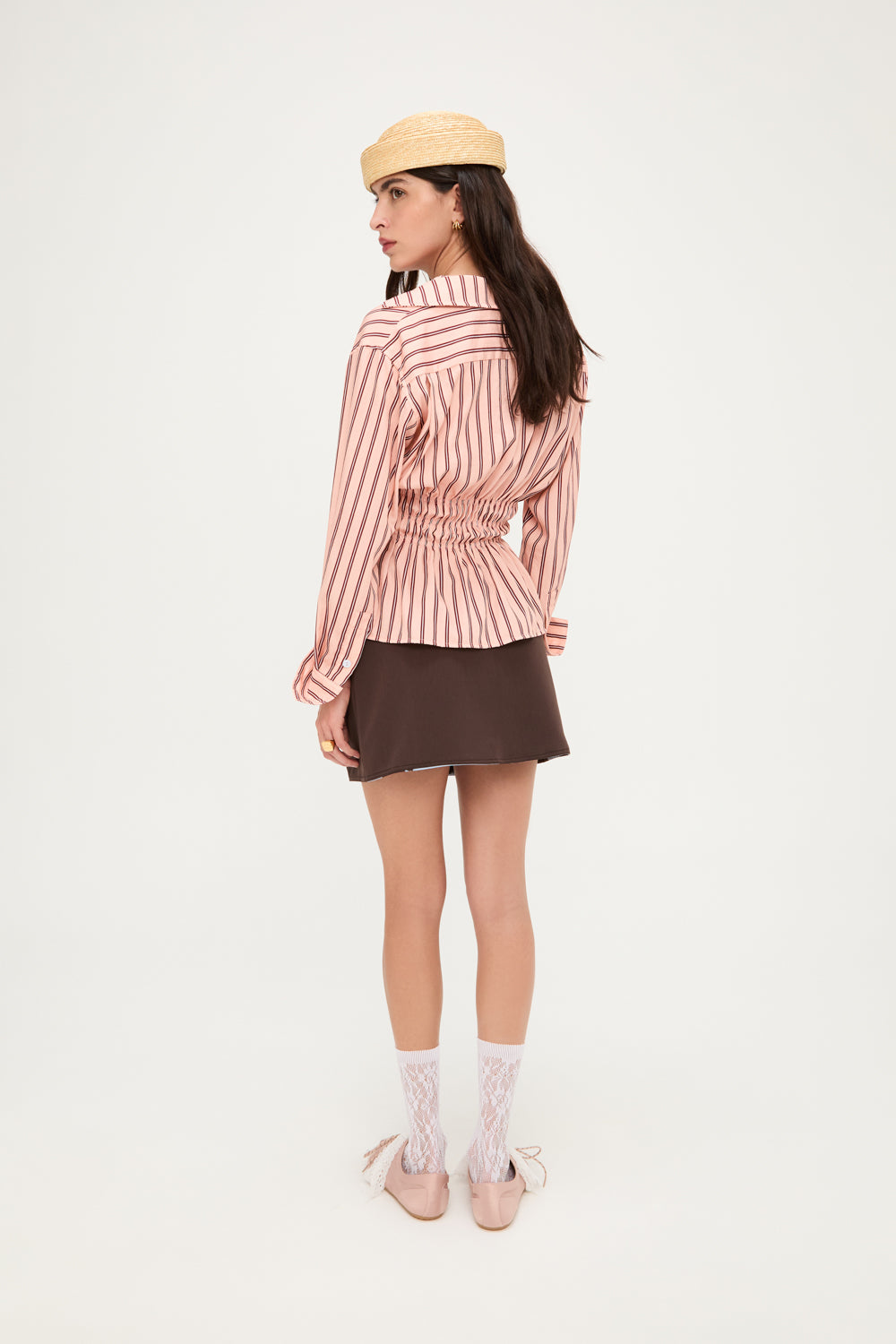 BLUSA PINK SCRUNCHY PUFFED