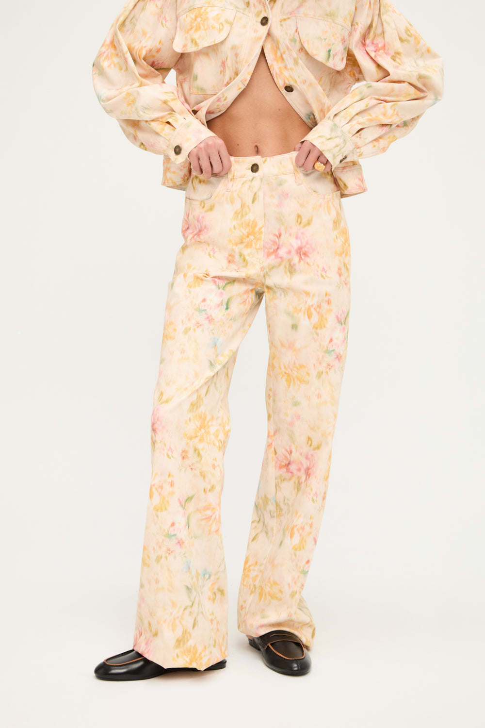 PANTALÓN ABUELA FLORAL