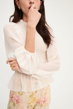 BLUSA CALM ECRU