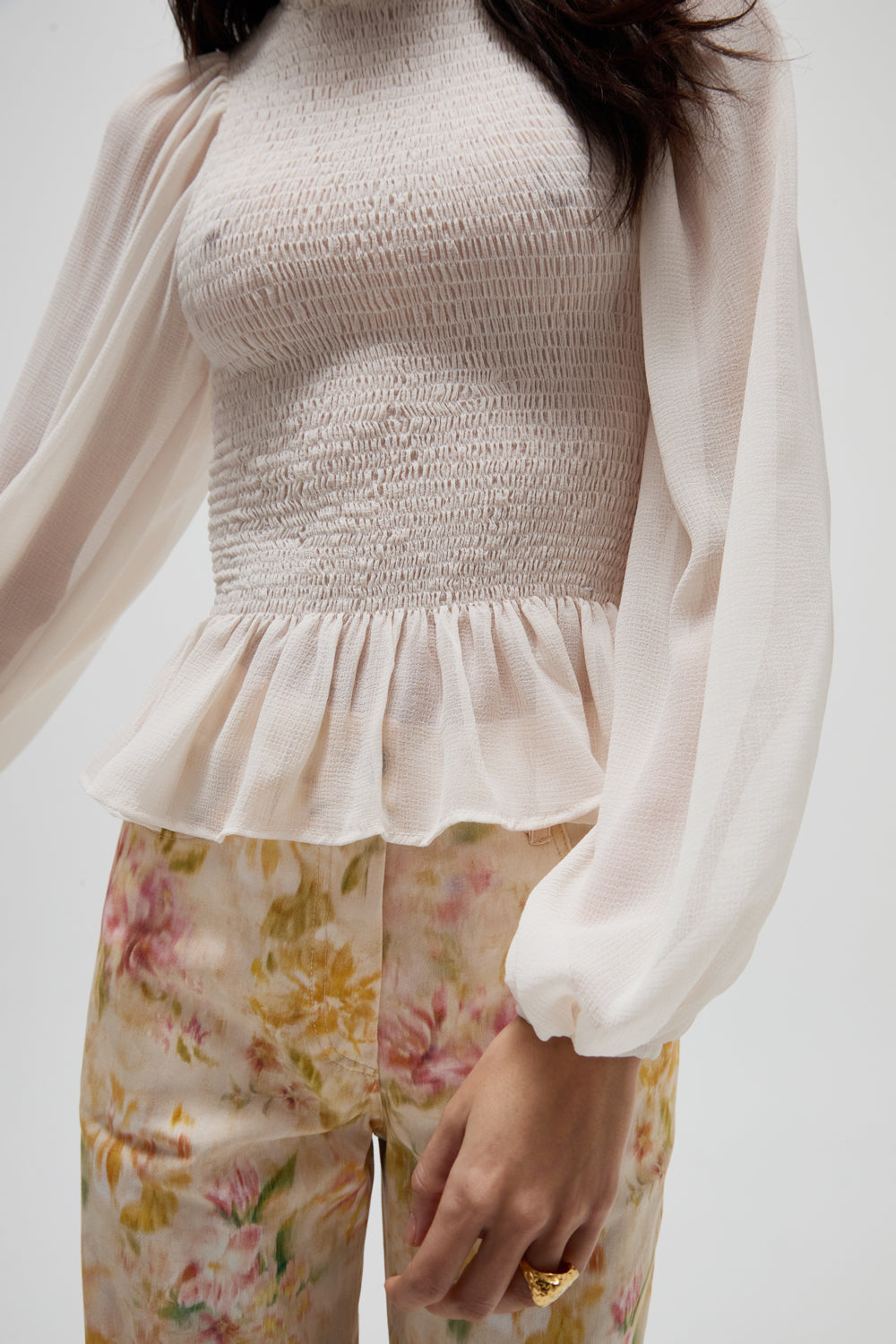 BLUSA CALM ECRU