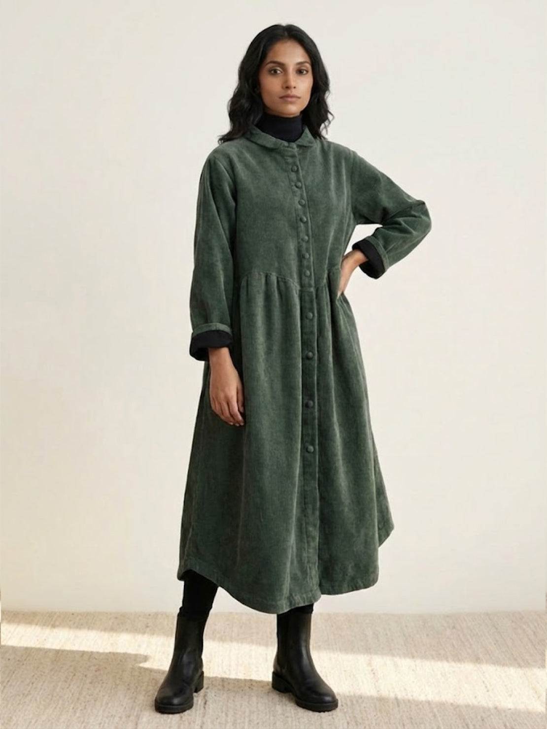 Oversized Vintage Corduroy Coat