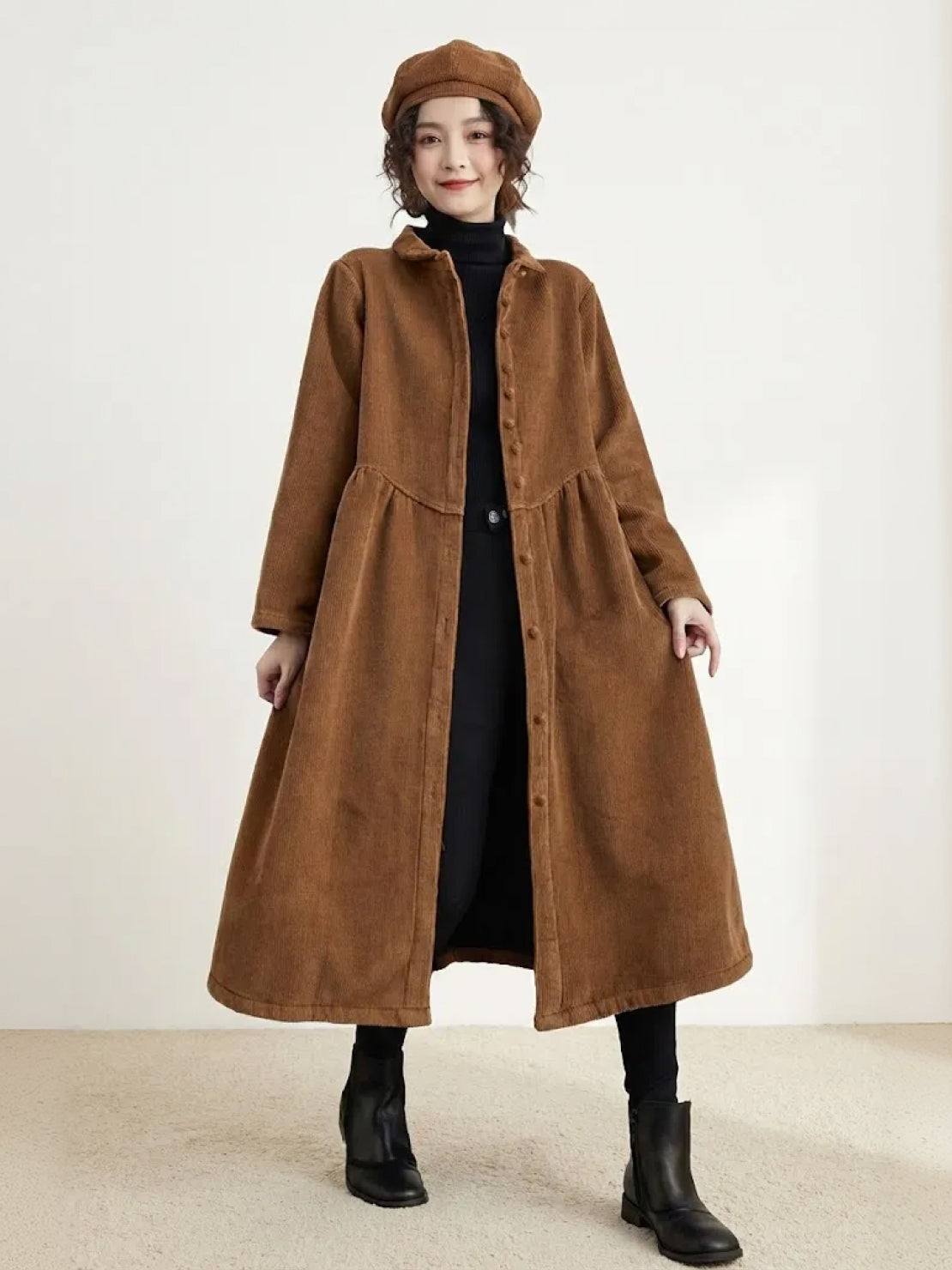 Oversized Vintage Corduroy Coat