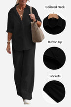 Zestaw Relaxed Shirt & Trousers