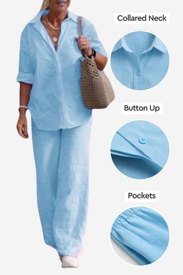 Zestaw Relaxed Shirt & Trousers