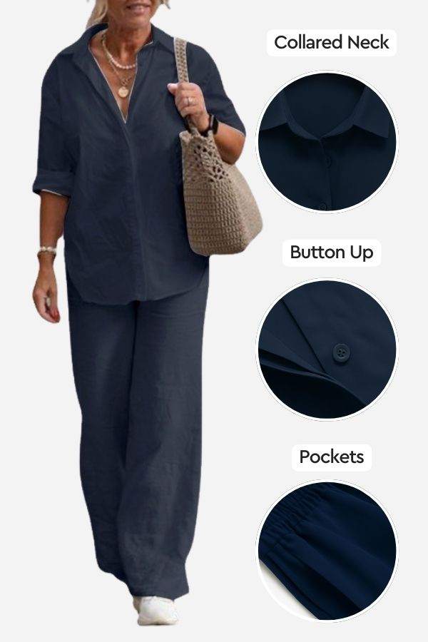 Zestaw Relaxed Shirt & Trousers