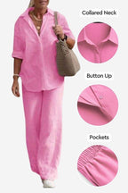 Zestaw Relaxed Shirt & Trousers