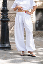 Pantalón Ren Blanco (100% Lino)