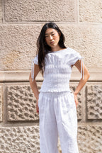 Top Ren Blanco (100% Lino)