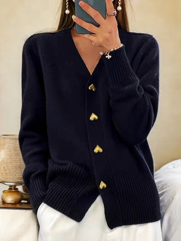 Amy | Elegancki Sweter Robiony na Drutach