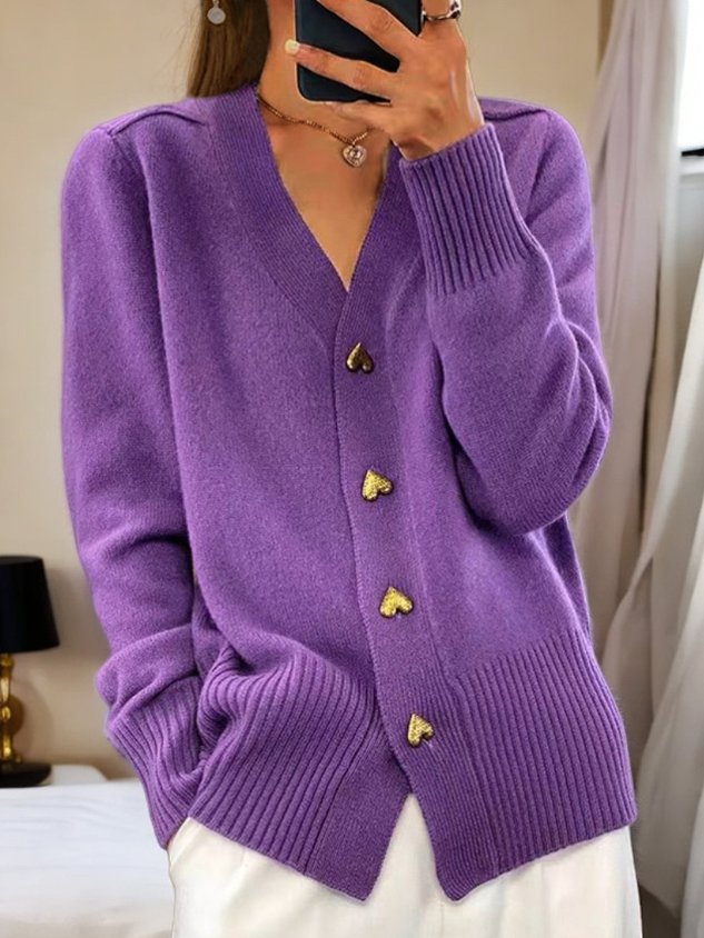 Amy | Elegancki Sweter Robiony na Drutach