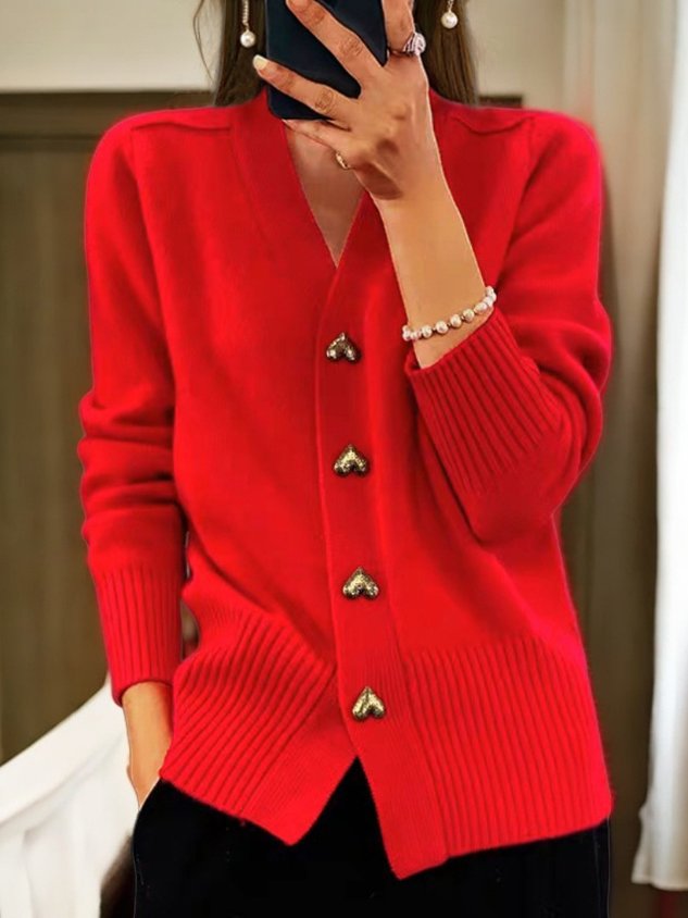 Amy | Elegancki Sweter Robiony na Drutach
